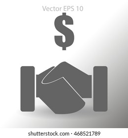 lucrative contracts vector illustration