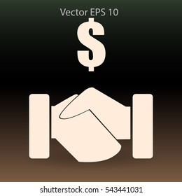 lucrative contracts vector illustration