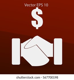 lucrative contracts vector illustration