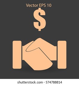 lucrative contracts vector illustration