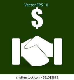 lucrative contracts vector illustration