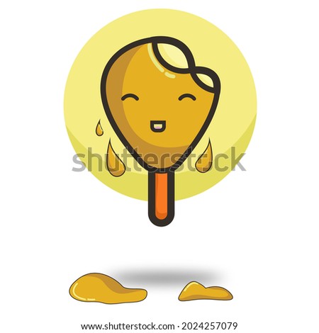 
Lucy's ice cream vector doodle with an adorable shape can be used in other designs and needs