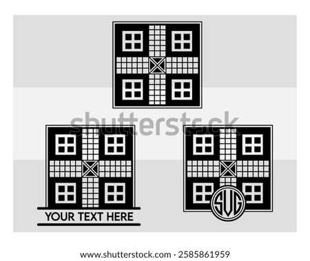 Ludo Board, Ludo Board Silhouette, Ludo game, Ludo Vector Images, clipart, Monogram, Split Monogram, Circle Monogram