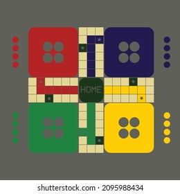 Ludo is a childhood times board game we used to love. A print ready game is nostalgic.