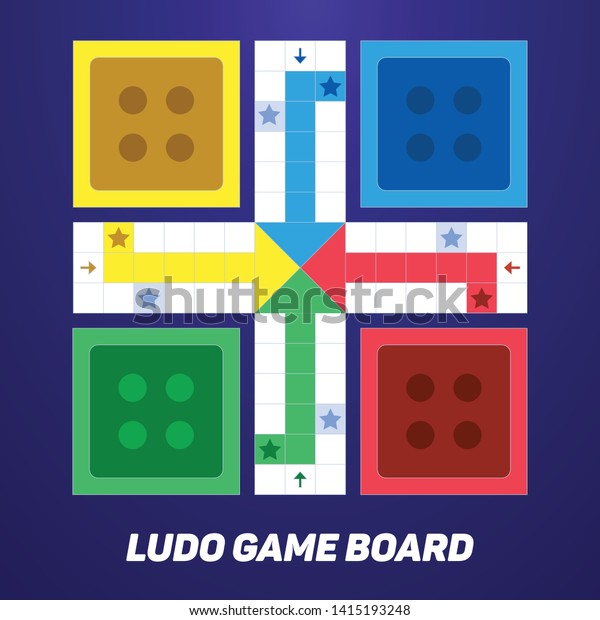 Ludo Game Board for
Mobile Or Web Game
