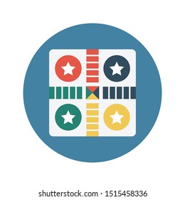 ludo glyph flat vector icon