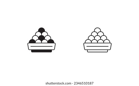 Ludo icon design with white background stock illustration