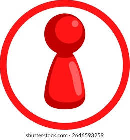 Ludo Oca Boardgame Icono Vector