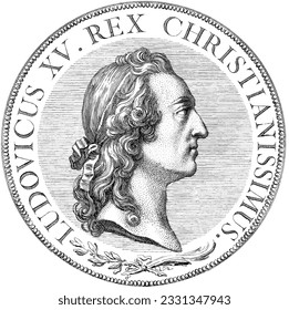 Ludovicus Magnus Rex Christianissimus, Louis XV