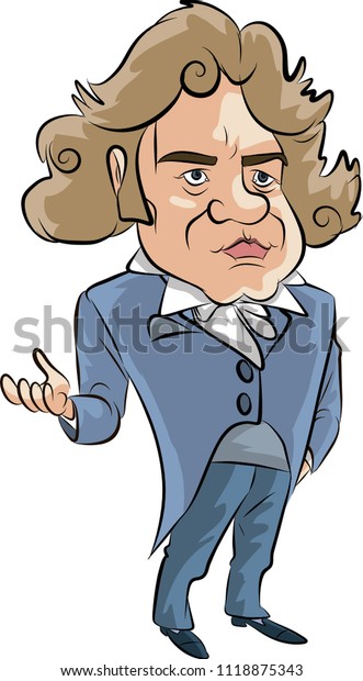 Ludwig Van Beethoven Stock Vector (Royalty Free) 1118875343 | Shutterstock