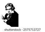 Ludwig van Beethoven Portrait Sketch