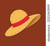 Luffy hat and straw hat One Piece pirate anime face wallpaper