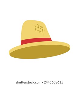 Luffy hat vector cap pirate hat sea site element cap.