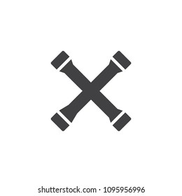 Lug wrench tool vector icon. filled flat sign for mobile concept and web design. Wheel wrench cross simple solid icon. Symbol, logo illustration. Pixel perfect vector graphics