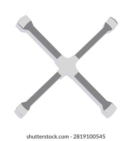 Lug Wrench. Lug wrench vector