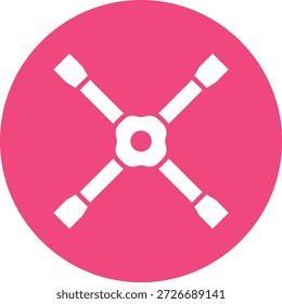 Ilustración de diseño de icono de Vector de llave de oreja