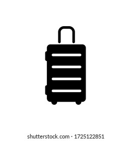 Lugage for travel vector icon