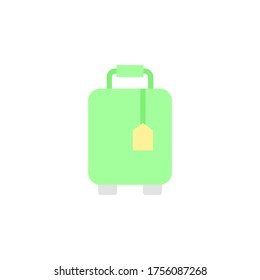 Luggage 2 colored icon. Simple colored element illustration. Luggage concept symbol design from Bag set