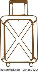 Gepäcktasche Farbe Vektor Design