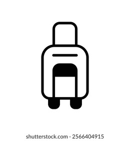 Luggage Bag icon. Summer icon design. vector graphic