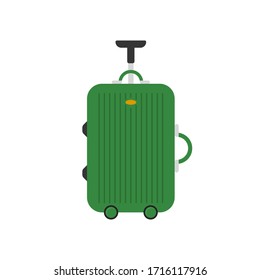 Luggage Bag. Suitcase Travel Bag Vector Illustration On White Background. 
Flat Design Style. Modern Style Illustration. EPS10 Editable. 
Vacation Holiday Concept.