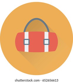 Luggage bag Vector Icon