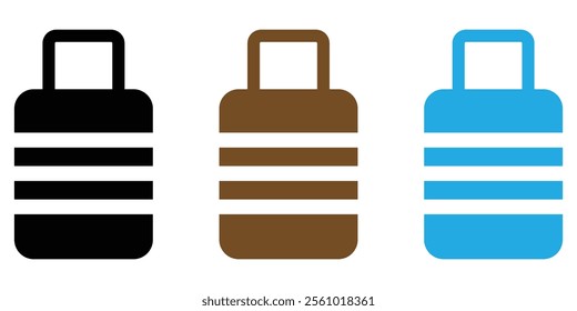  Luggage baggage icon. luggage icon for travel concept. vector illustration on white background eps 10.