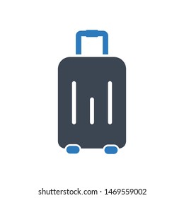 Luggage Baggage, Travel Vector Icon, luggage  Icon