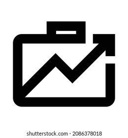 Luggage Bold Line Vector icon illustration

