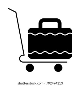 luggage briefcase dolly