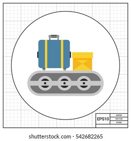 Luggage carousel icon