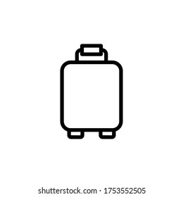 Luggage concept line icon. Simple element illustration. Luggage concept outline symbol design from Bag set. Can be used for web and mobile