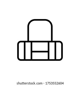 Luggage concept line icon. Simple element illustration. Luggage concept outline symbol design from Bag set. Can be used for web and mobile