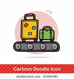 Luggage doodle