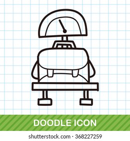 Luggage doodle