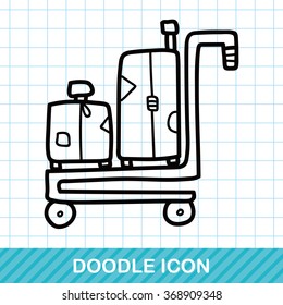 Luggage doodle