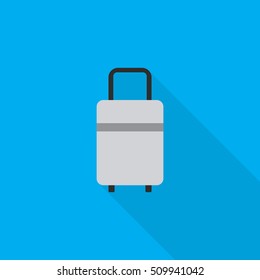 luggage flat icon illustration isolated vector sign symbol 