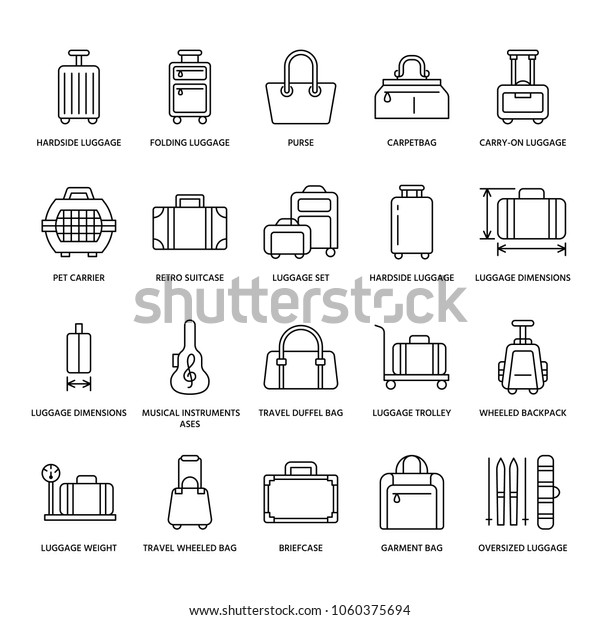luggage trolley dimensions