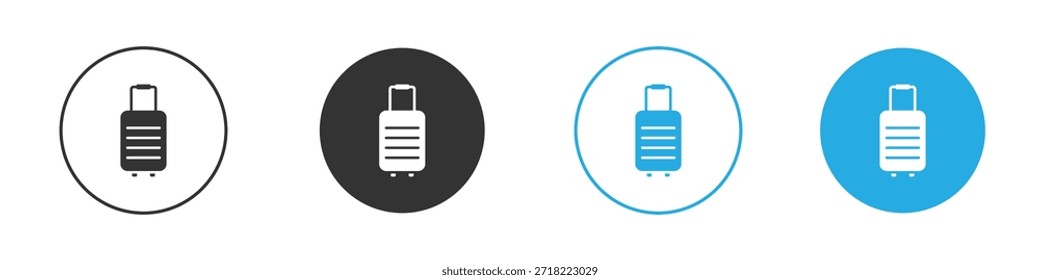 Ícone de bagagem para app e web design. Ilustração de elemento simples.