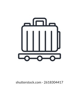 luggage icon collection .design style with background