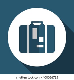 luggage icon design, vector illustration