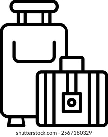Luggage Icon Element For Design