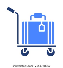 Elemento del icono del equipaje para el diseño