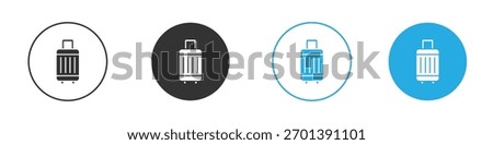 Luggage icon. Graphic icon design template