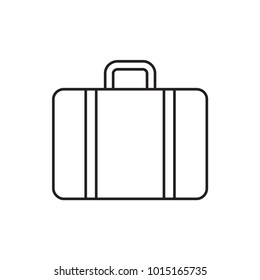 luggage icon illustration isolated vector sign symbol