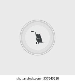 Luggage  icon illustration isolated vector sign symbol