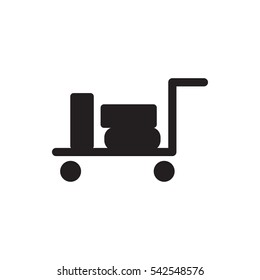 luggage icon illustration isolated vector sign symbol