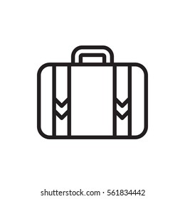 luggage icon illustration isolated vector sign symbol