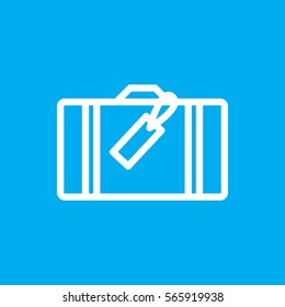 luggage icon illustration isolated vector sign symbol