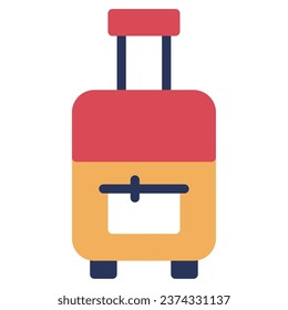 Luggage Icon Illustration, for uiux, web, app, infographic, etc